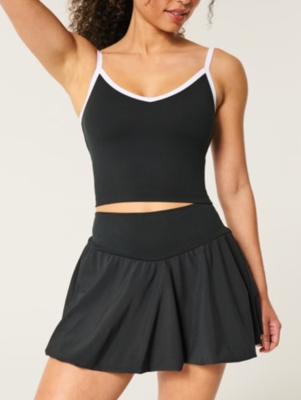 Gilly Hicks Black Active Skortie Athletic Skirt Pickleball Tennis! XS